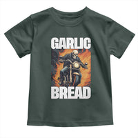 Skeleton Meme Toddler T Shirt Garlic Bread Flaming Biker On Fire Funny Edgy Hard Cringe