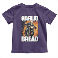 Skeleton Meme Toddler T Shirt Garlic Bread Flaming Biker On Fire Funny Edgy Hard Cringe