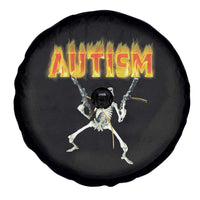 Autism Skeleton Spare Tire Cover Funny Oddly Specific Dank Meme - Wonder Print Shop