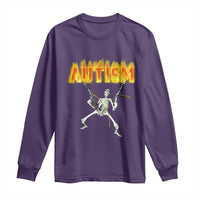 Autism Skeleton Long Sleeve Shirt Funny Oddly Specific Dank Meme - Wonder Print Shop