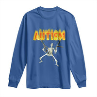 Autism Skeleton Long Sleeve Shirt Funny Oddly Specific Dank Meme - Wonder Print Shop