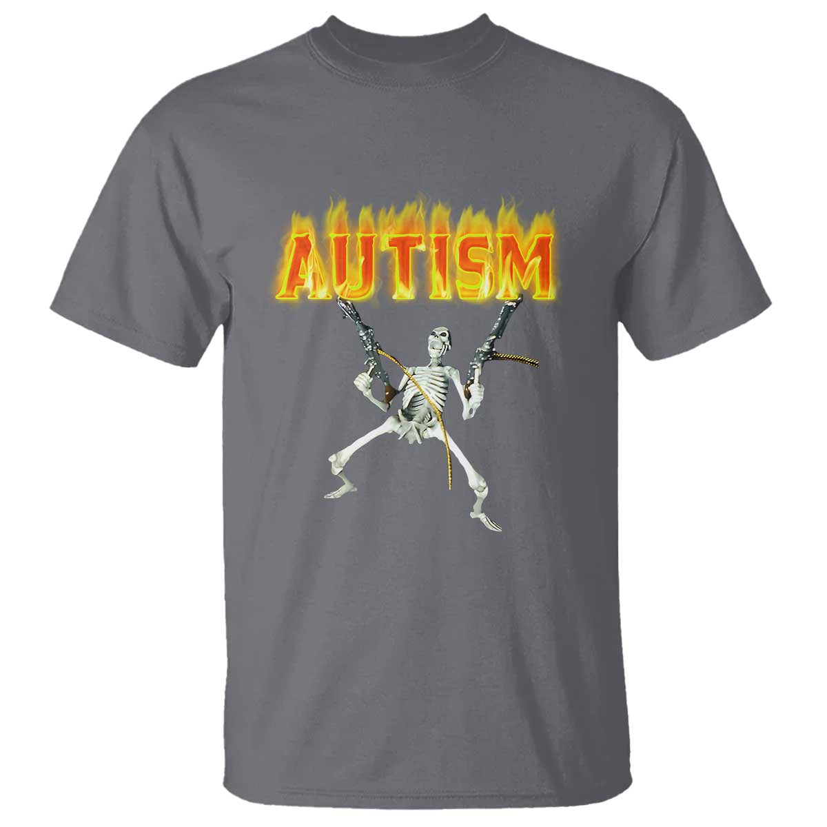 Autism Skeleton T Shirt Funny Oddly Specific Dank Meme - Wonder Print Shop