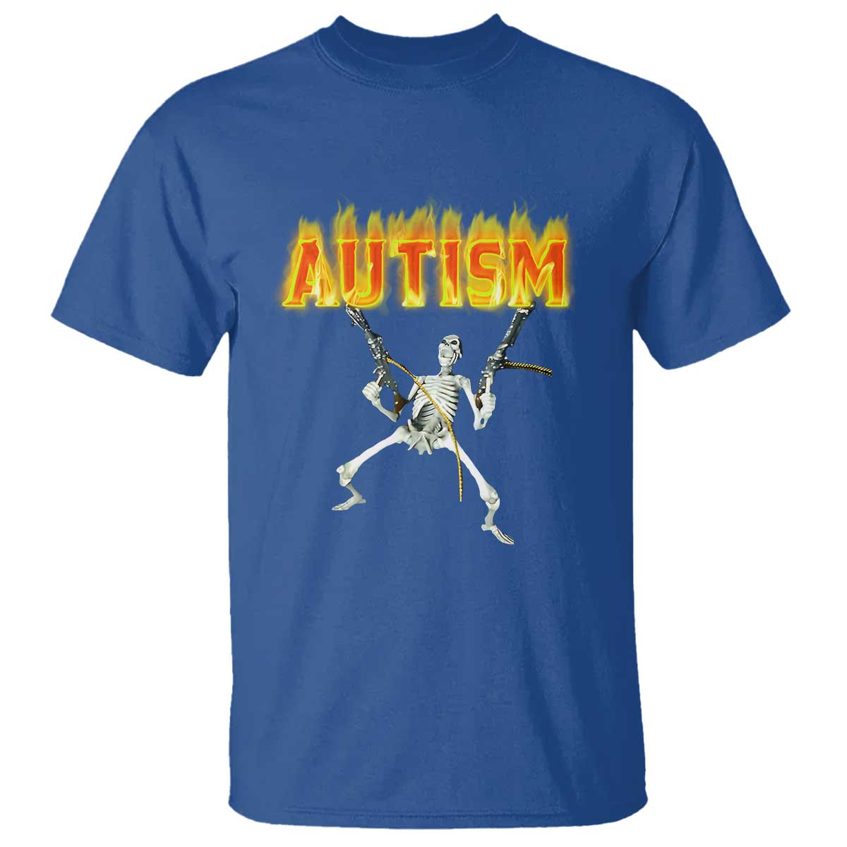 Autism Skeleton T Shirt Funny Oddly Specific Dank Meme - Wonder Print Shop