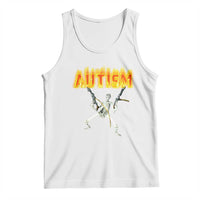 Autism Skeleton Tank Top Funny Oddly Specific Dank Meme - Wonder Print Shop