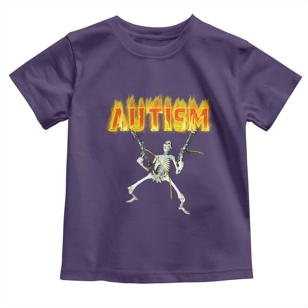 Autism Skeleton Toddler T Shirt Funny Oddly Specific Dank Meme - Wonder Print Shop