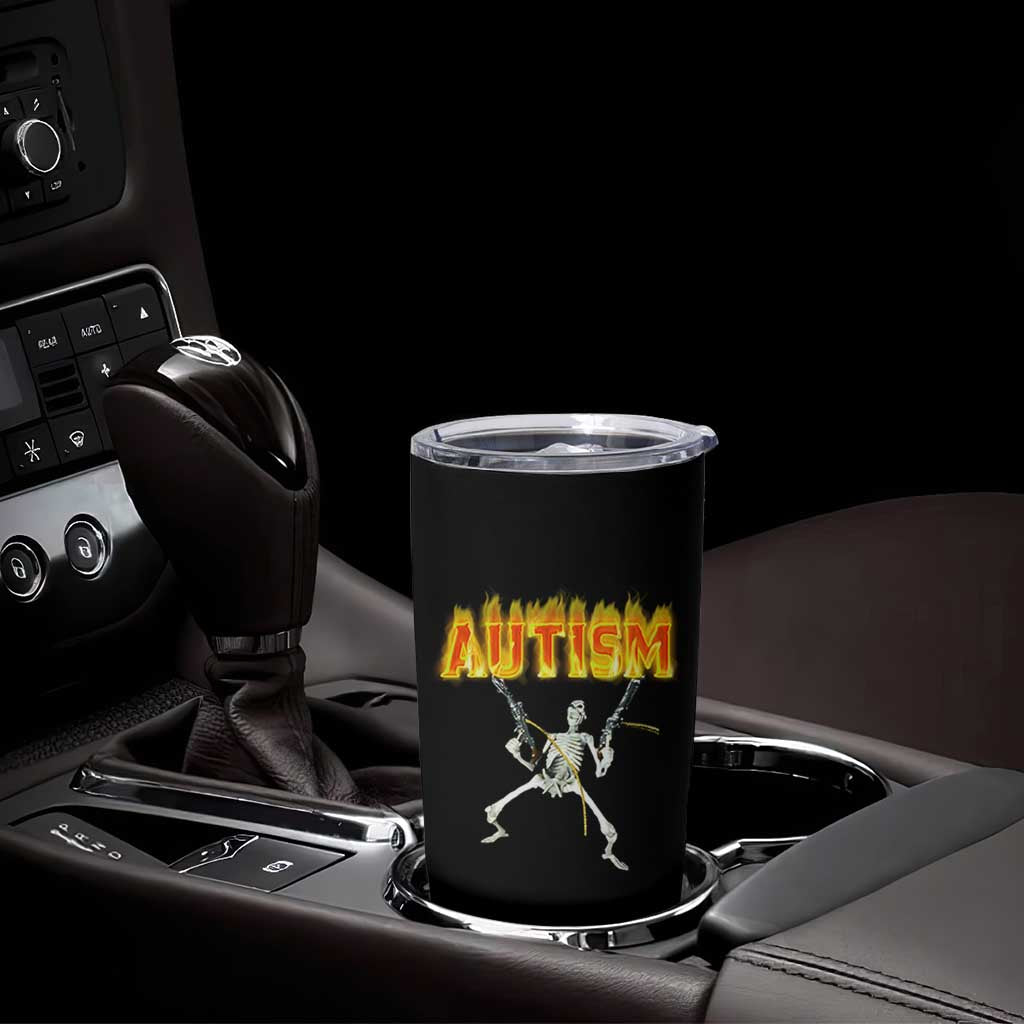 Autism Skeleton Tumbler Cup Funny Oddly Specific Dank Meme - Wonder Print Shop