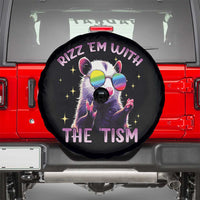 Funny Autism Opossum Spare Tire Cover Rizz Em With The Tism Meme Autistic
