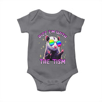 Funny Autism Opossum Baby Onesie Rizz Em With The Tism Meme Autistic