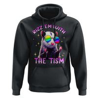Funny Autism Opossum Hoodie Rizz Em With The Tism Meme Autistic