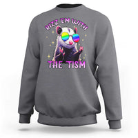 Funny Autism Opossum Sweatshirt Rizz Em With The Tism Meme Autistic