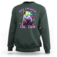 Funny Autism Opossum Sweatshirt Rizz Em With The Tism Meme Autistic