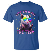 Funny Autism Opossum T Shirt Rizz Em With The Tism Meme Autistic