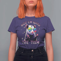 Funny Autism Opossum T Shirt For Women Rizz Em With The Tism Meme Autistic