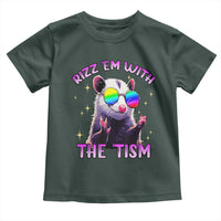 Funny Autism Opossum Toddler T Shirt Rizz Em With The Tism Meme Autistic