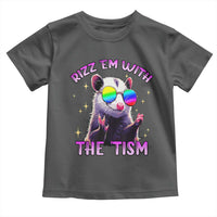 Funny Autism Opossum Toddler T Shirt Rizz Em With The Tism Meme Autistic