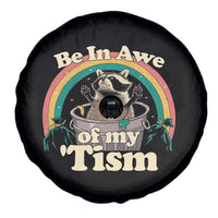 Funny Autism Raccoon Spare Tire Cover Be In Awe Of My 'Tism Meme Autistic