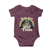 Autism Funny Raccoon Baby Onesie Be In Awe Of My 'Tism Meme Autistic