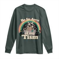 Autism Funny Raccoon Long Sleeve Shirt Be In Awe Of My 'Tism Meme Autistic