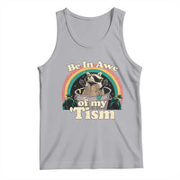 Funny Autism Raccoon Tank Top Be In Awe Of My 'Tism Meme Autistic