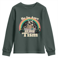 Autism Funny Raccoon Youth Sweatshirt Be In Awe Of My 'Tism Meme Autistic