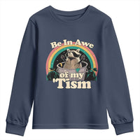 Autism Funny Raccoon Youth Sweatshirt Be In Awe Of My 'Tism Meme Autistic