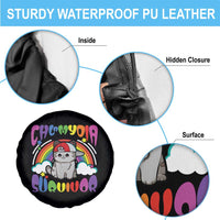 Chlamydia Survivor Cat Meme Spare Tire Cover Funny Y2K Inappropriate Humor
