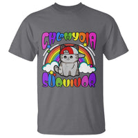 Chlamydia Survivor Cat Meme T Shirt Funny Y2K Inappropriate Humor - Wonder Print Shop
