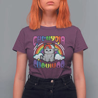 Chlamydia Survivor Cat Meme T Shirt For Women Funny Y2K Inappropriate Humor - Wonder Print Shop