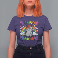 Chlamydia Survivor Cat Meme T Shirt For Women Funny Y2K Inappropriate Humor - Wonder Print Shop