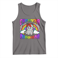 Chlamydia Survivor Cat Meme Tank Top Funny Y2K Inappropriate Humor