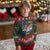 Chlamydia Survivor Cat Meme Ugly Christmas Sweater Funny Y2K Inappropriate Humor - Wonder Print Shop