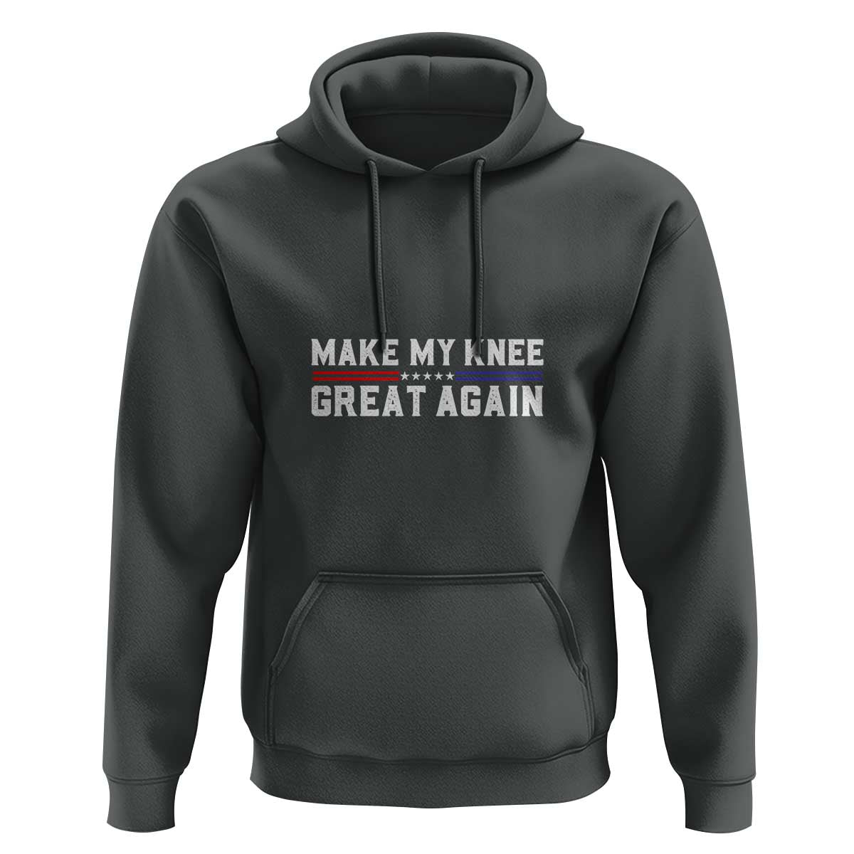 Funny Broken Knee Surgery Hoodie Make My Knee Great Again Recovery