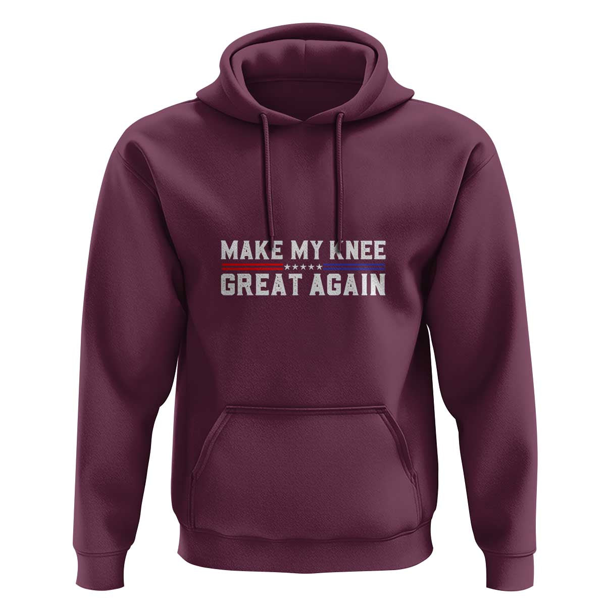 Funny Broken Knee Surgery Hoodie Make My Knee Great Again Recovery