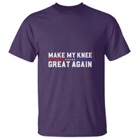 Funny Broken Knee Surgery T Shirt Make My Knee Great Again Recovery