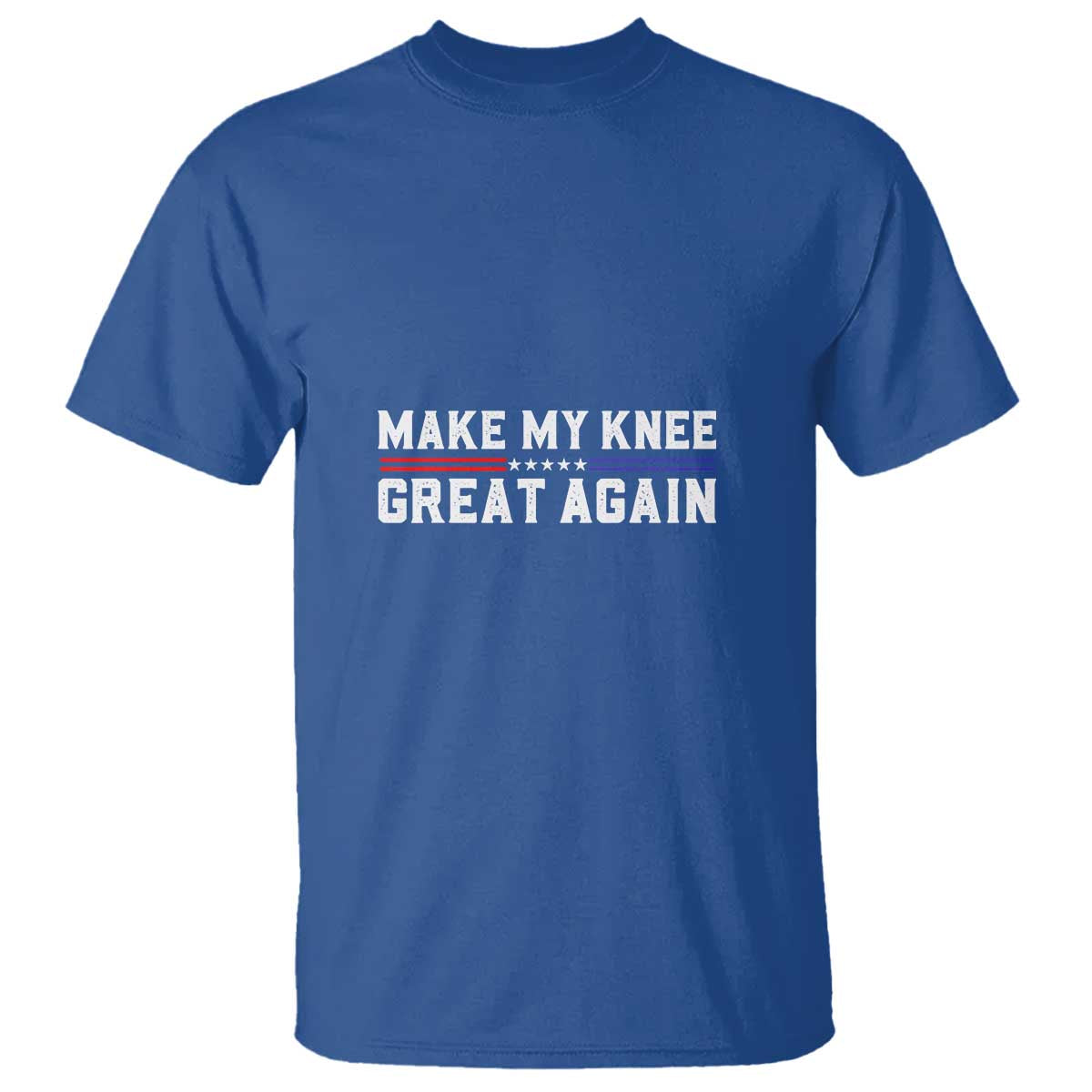 Funny Broken Knee Surgery T Shirt Make My Knee Great Again Recovery