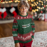 Funny Broken Knee Surgery Ugly Christmas Sweater Make My Knee Great Again Recovery