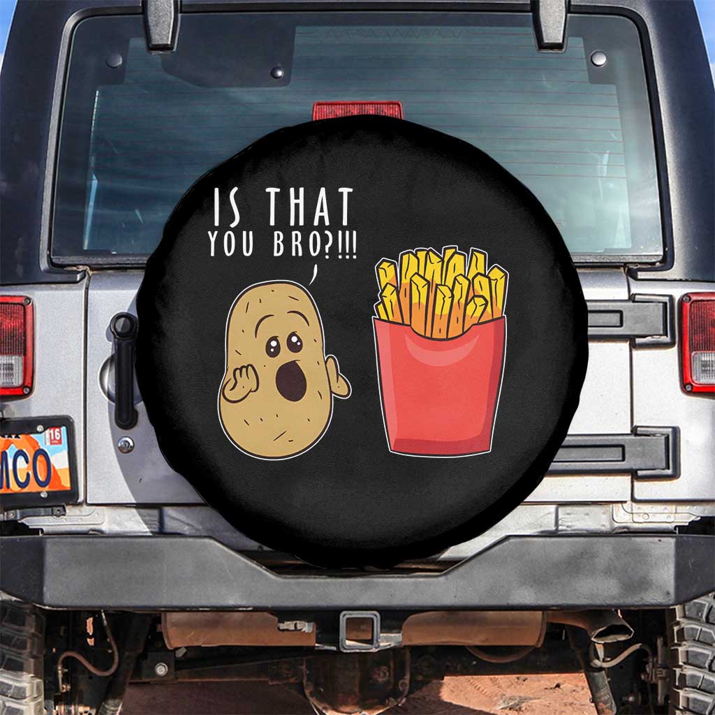 Funny French Fries Spare Tire Cover Potato Is That You Bro Meme Fast Food Fry Lover