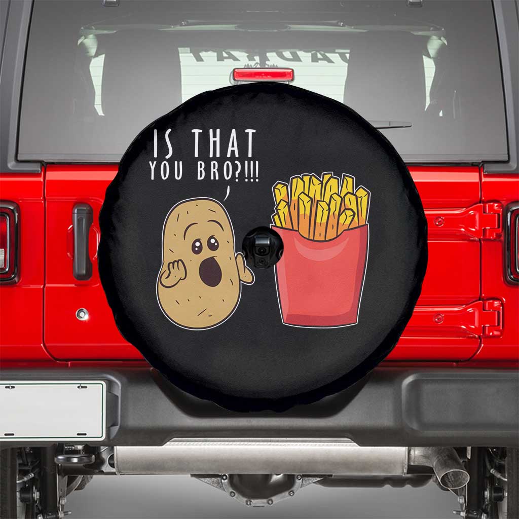 Funny French Fries Spare Tire Cover Potato Is That You Bro Meme Fast Food Fry Lover