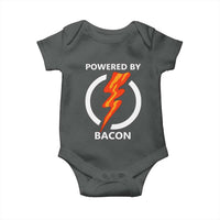 Funny Bacon Lover Baby Onesie Powered By Bacon Cured Pork Master