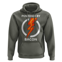 Funny Bacon Lover Hoodie Powered By Bacon Cured Pork Master