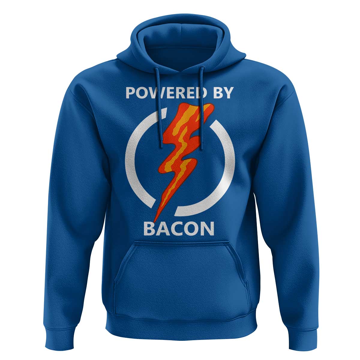 Funny Bacon Lover Hoodie Powered By Bacon Cured Pork Master