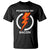 Funny Bacon Lover T Shirt Powered By Bacon Cured Pork Master
