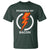 Funny Bacon Lover T Shirt Powered By Bacon Cured Pork Master