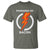 Funny Bacon Lover T Shirt Powered By Bacon Cured Pork Master