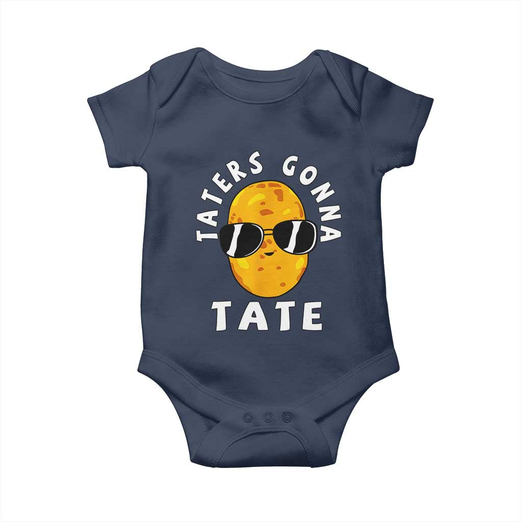 Funny Tater Tot Baby Onesie Taters Gonna Tate Tots Meme Potato Made Foodie Lover