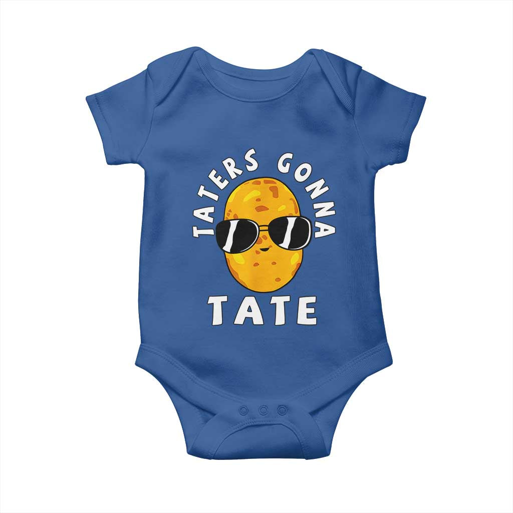 Funny Tater Tot Baby Onesie Taters Gonna Tate Tots Meme Potato Made Foodie Lover