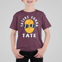 Funny Tater Tot T Shirt For Kid Taters Gonna Tate Tots Meme Potato Made Foodie Lover - Wonder Print Shop