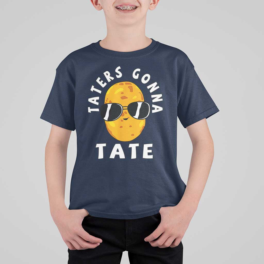 Funny Tater Tot T Shirt For Kid Taters Gonna Tate Tots Meme Potato Made Foodie Lover - Wonder Print Shop