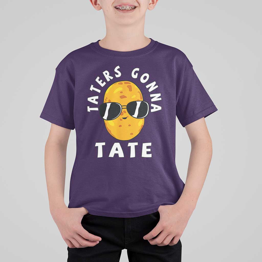 Funny Tater Tot T Shirt For Kid Taters Gonna Tate Tots Meme Potato Made Foodie Lover - Wonder Print Shop