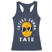 Funny Tater Tot Racerback Tank Top Taters Gonna Tate Tots Meme Potato Made Foodie Lover